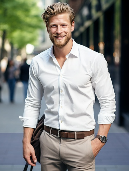 Camicia No-Iron Elasticizzata "Smooth Flex"